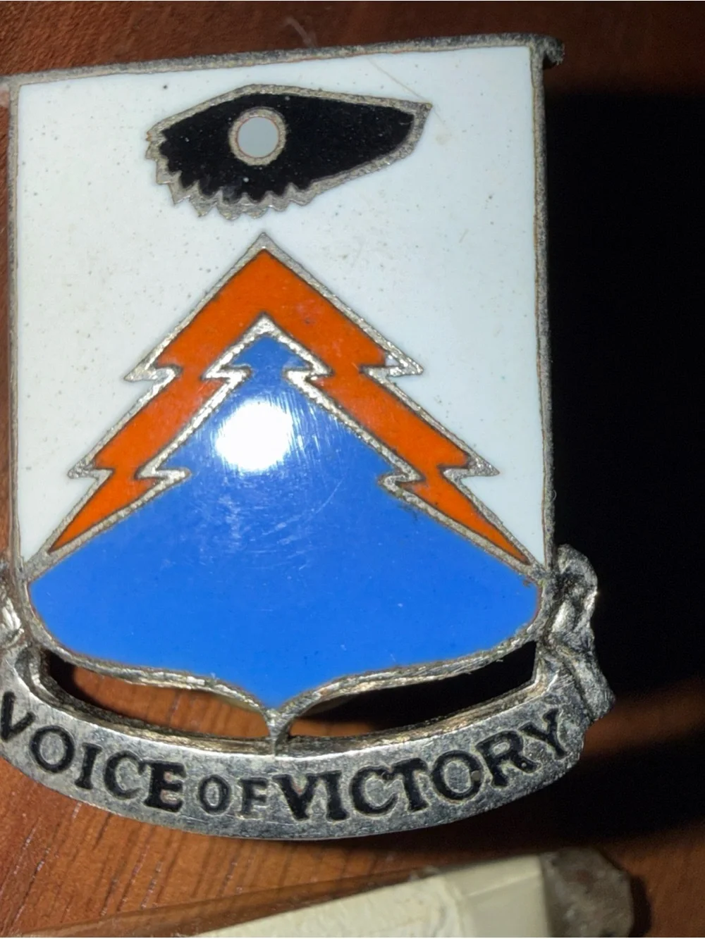 US Military 24th Signal Battalion Insignia-Voice of Victory & 3 Safe Driver Pins
